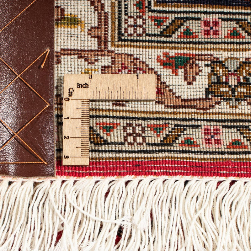 Dywan perski - Tabriz - Królewski kwadratowy  - 204 x 203 cm - czerwony