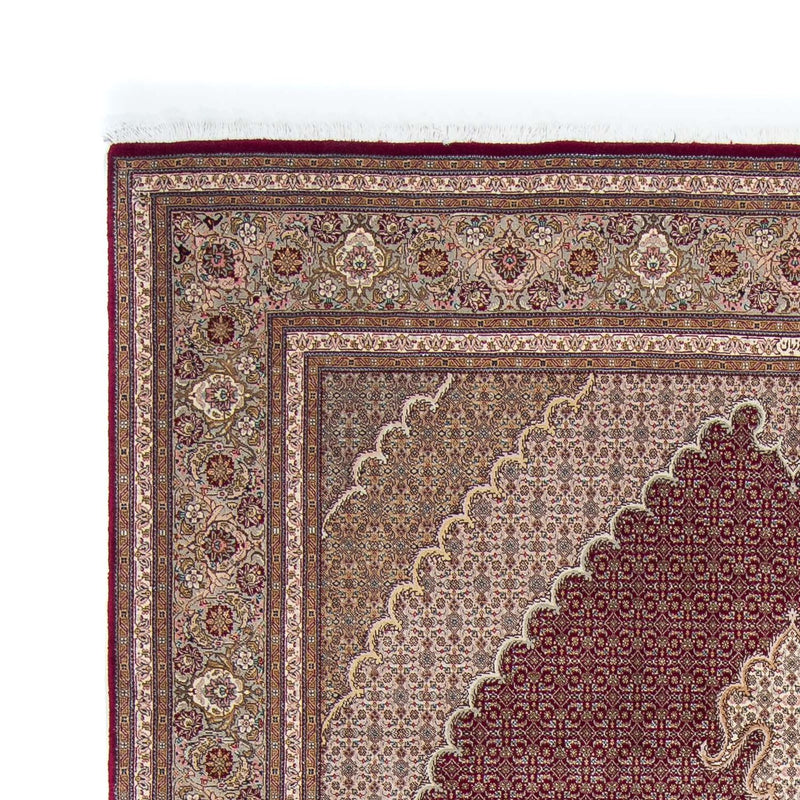 Dywan perski - Tabriz - 305 x 202 cm - ciemna czerwień