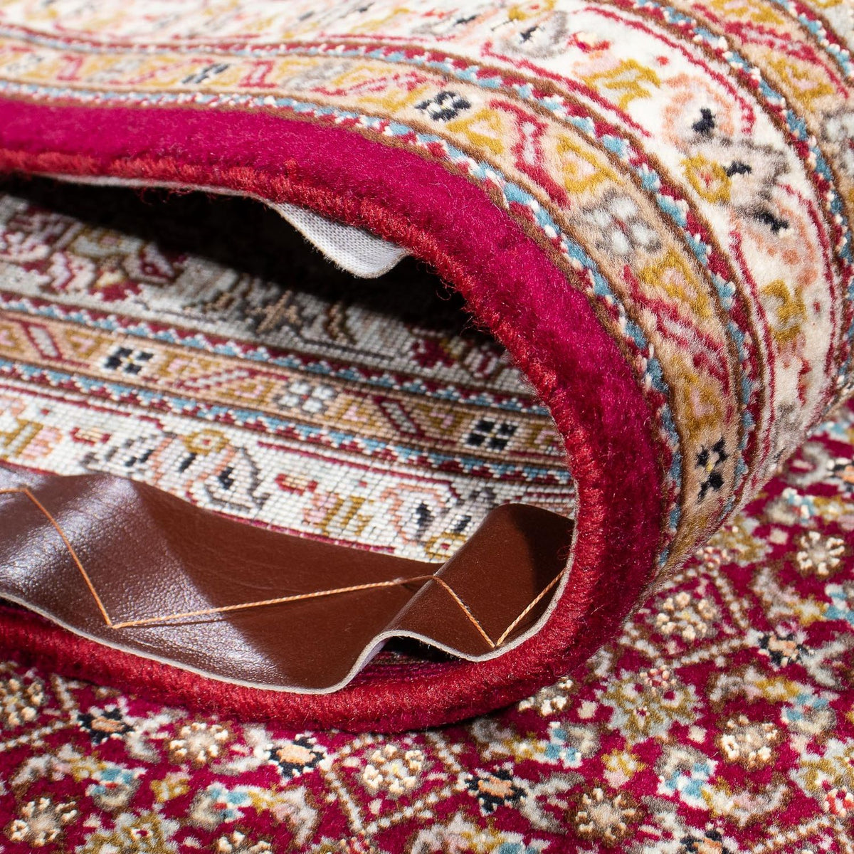 Dywan perski - Tabriz - 305 x 202 cm - ciemna czerwień