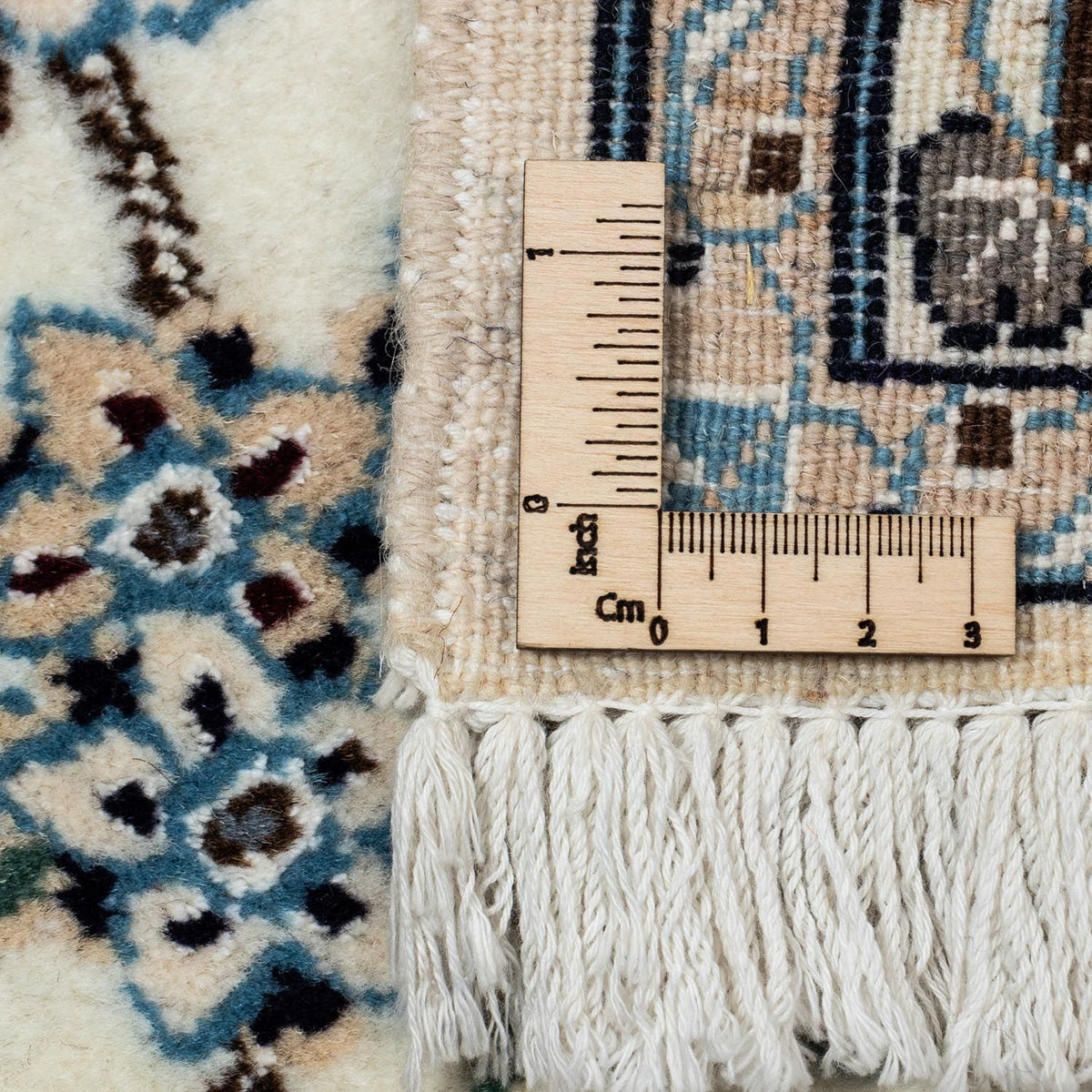 Dywan perski - Nain - Królewski - 348 x 250 cm - srebrny