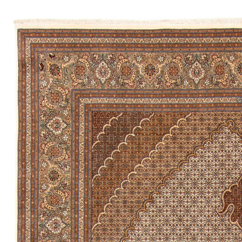 Dywan perski - Tabriz - 360 x 249 cm - jasnobrązowy