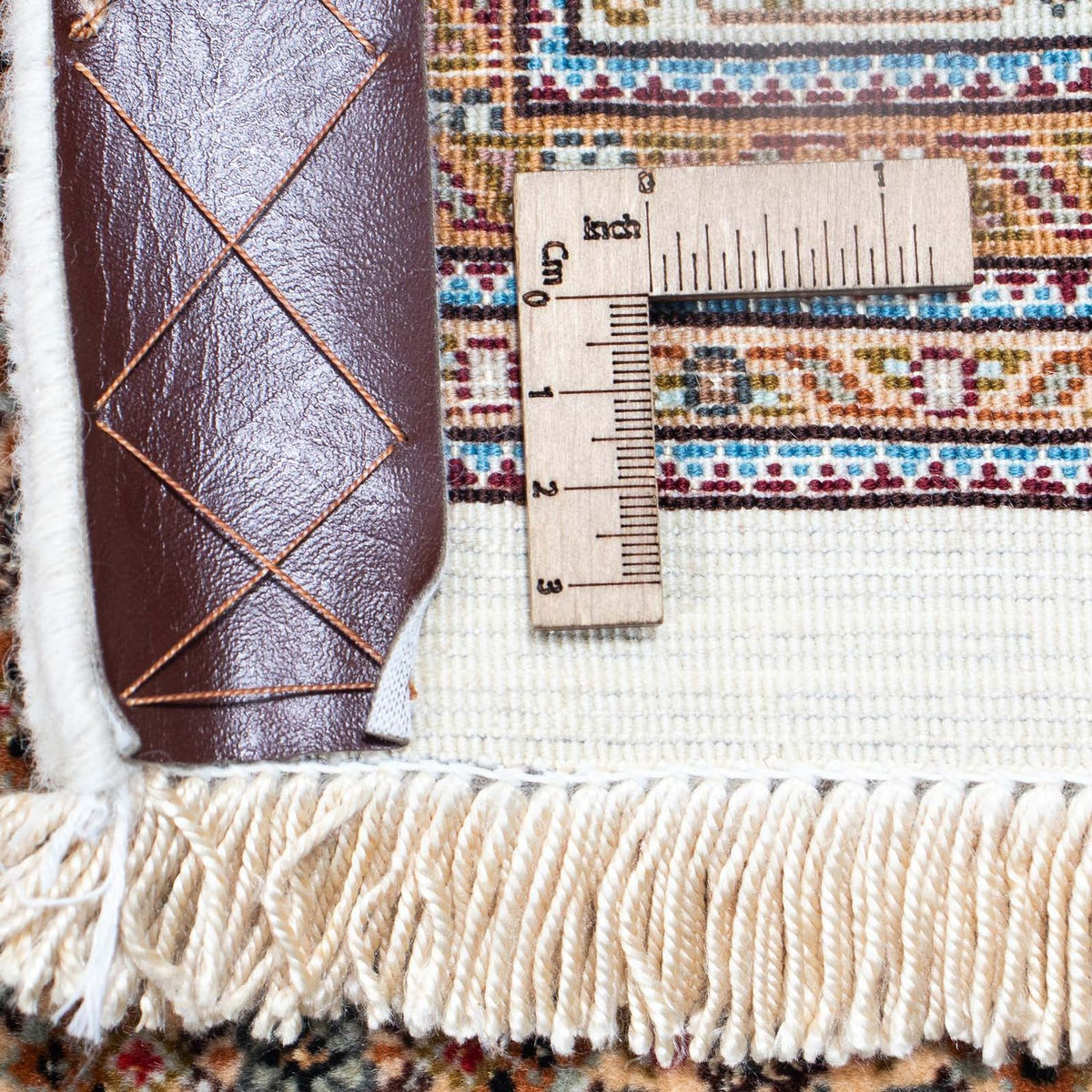 Dywan perski - Tabriz - 360 x 249 cm - jasnobrązowy