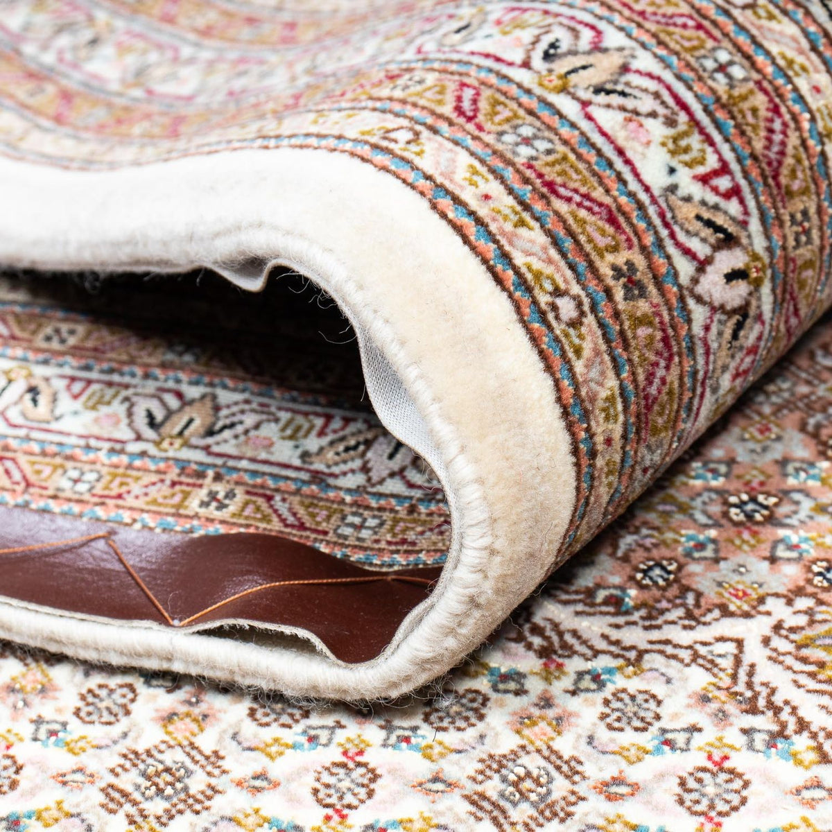 Dywan perski - Tabriz - 362 x 252 cm - jasnobrązowy