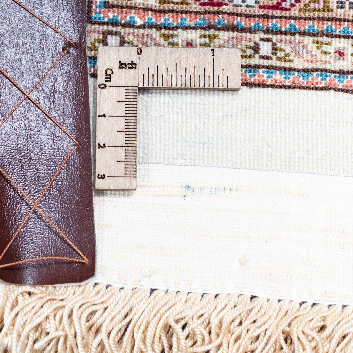 Dywan perski - Tabriz - 362 x 252 cm - jasnobrązowy