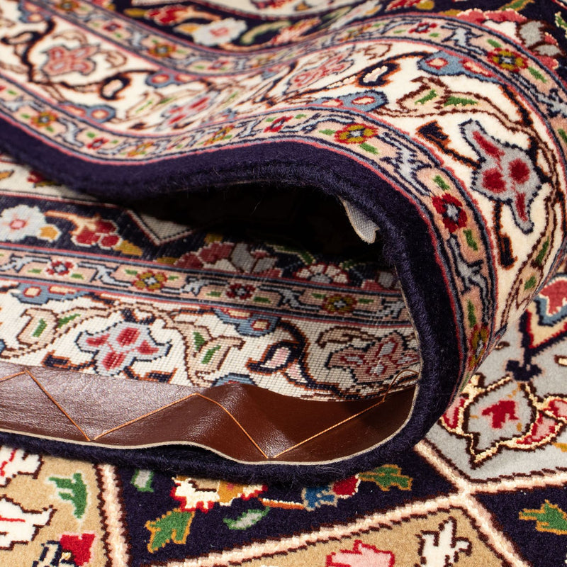 Dywan perski - Tabriz - Królewski kwadratowy  - 264 x 252 cm - jasnobrązowy