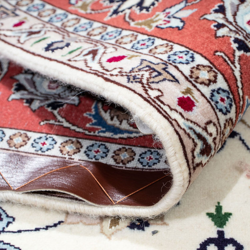 Dywan perski - Tabriz - Królewski - 198 x 151 cm - beżowy