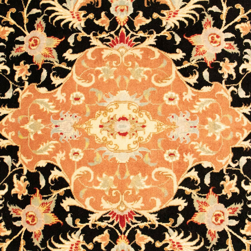 Dywan perski - Tabriz - Królewski - 150 x 101 cm - czarny