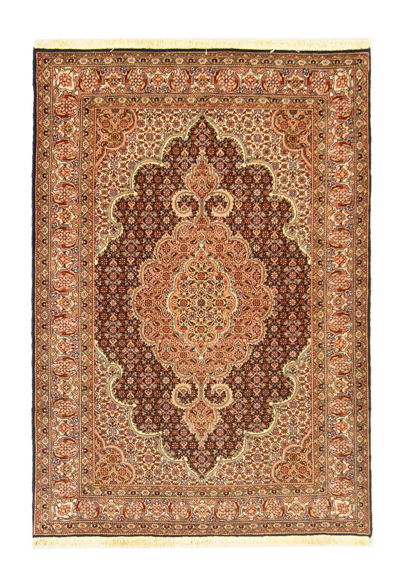 Dywan perski - Tabriz - Królewski - 145 x 101 cm - czarny