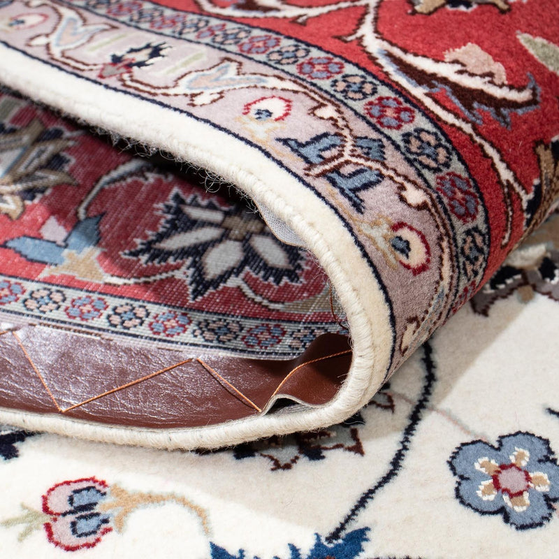 Dywan perski - Tabriz - Królewski - 202 x 147 cm - beżowy