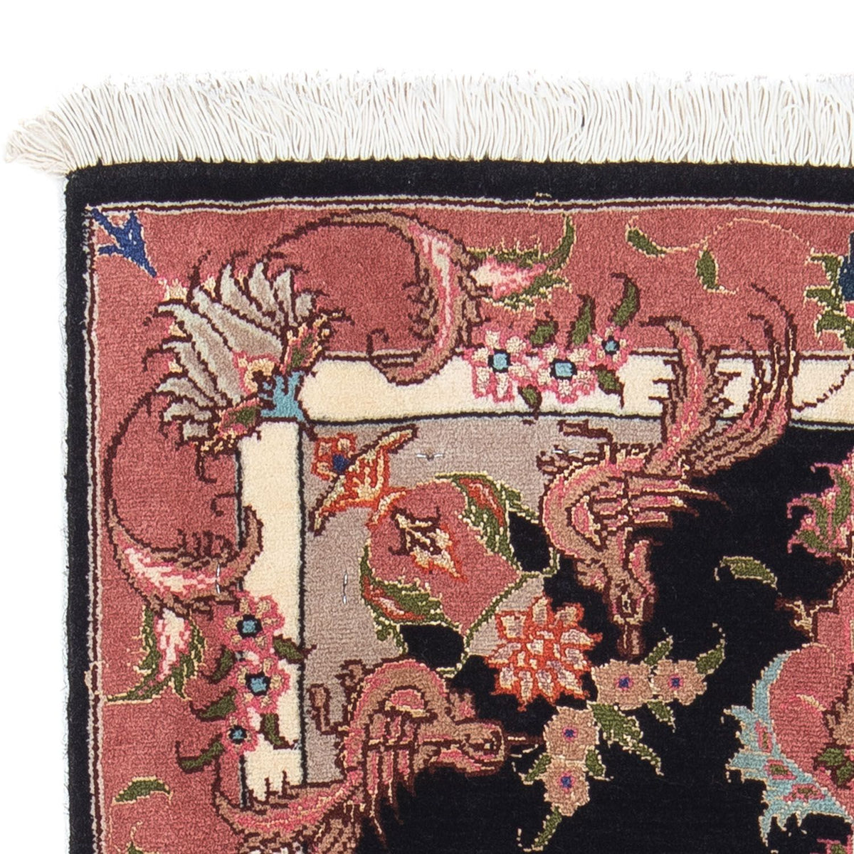 Dywan perski - Tabriz - Królewski - 90 x 60 cm - ciemnoniebieski