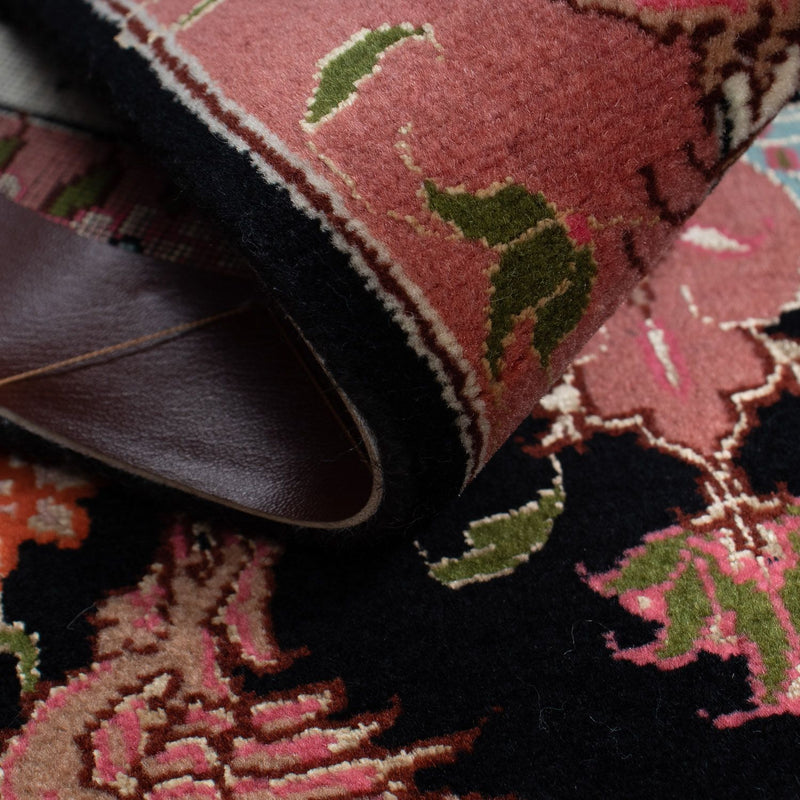 Dywan perski - Tabriz - Królewski - 90 x 60 cm - ciemnoniebieski