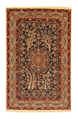 Dywan perski - Isfahan - Premium - 155 x 103 cm - czarny