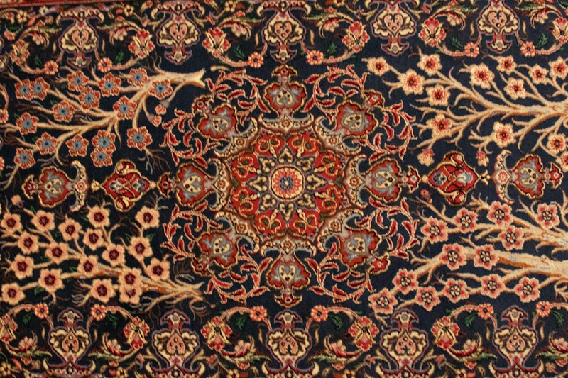 Dywan perski - Isfahan - Premium - 155 x 103 cm - czarny