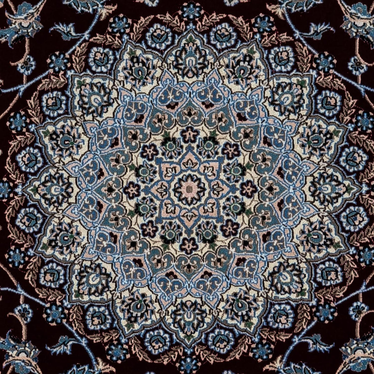 Dywan perski - Nain - Królewski - 347 x 248 cm - czarny