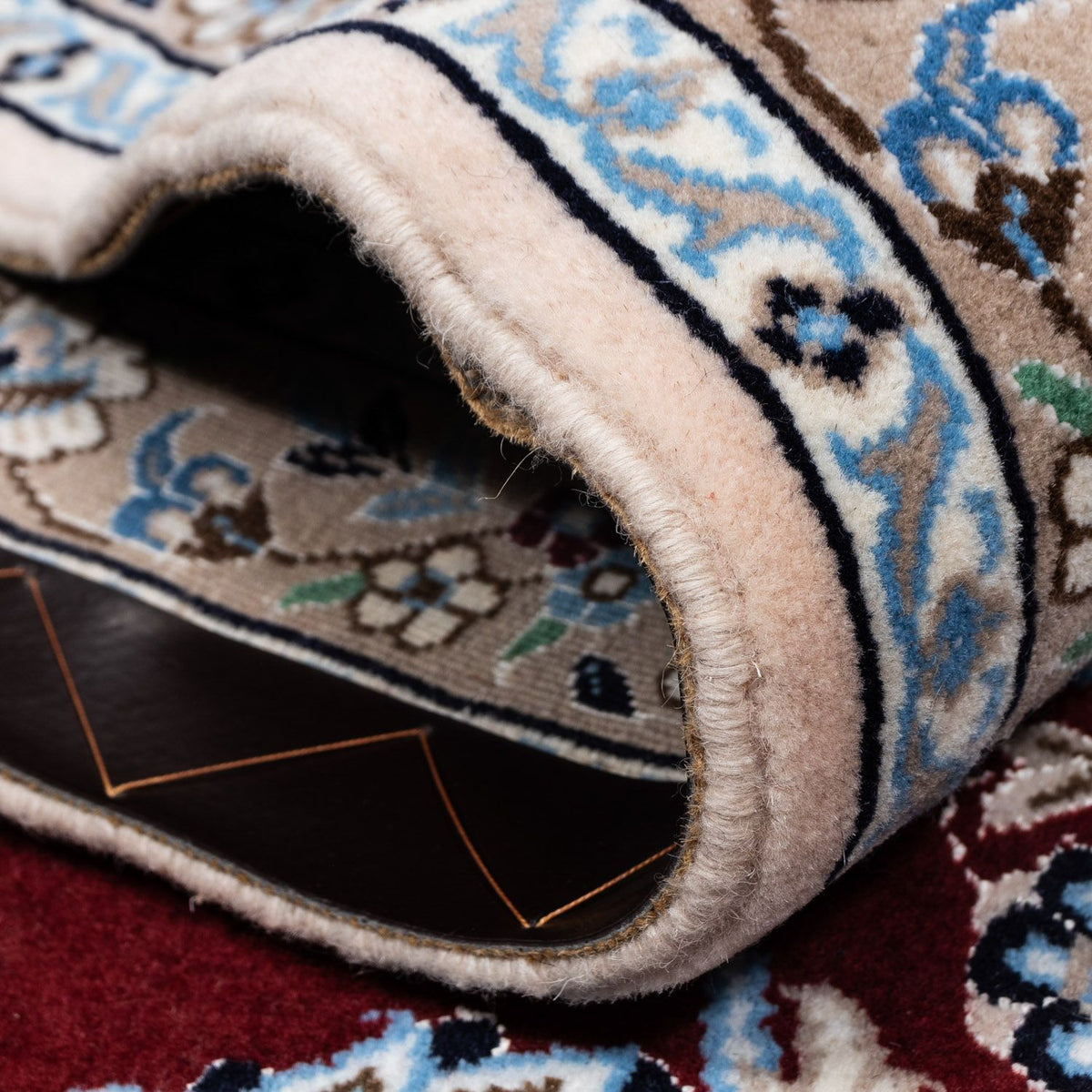 Dywan perski - Nain - Królewski - 347 x 248 cm - czarny