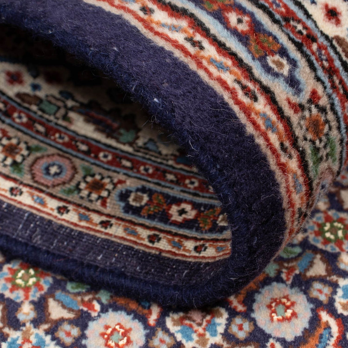 Dywan perski - Klasyczny - 143 x 94 cm - ciemnoniebieski