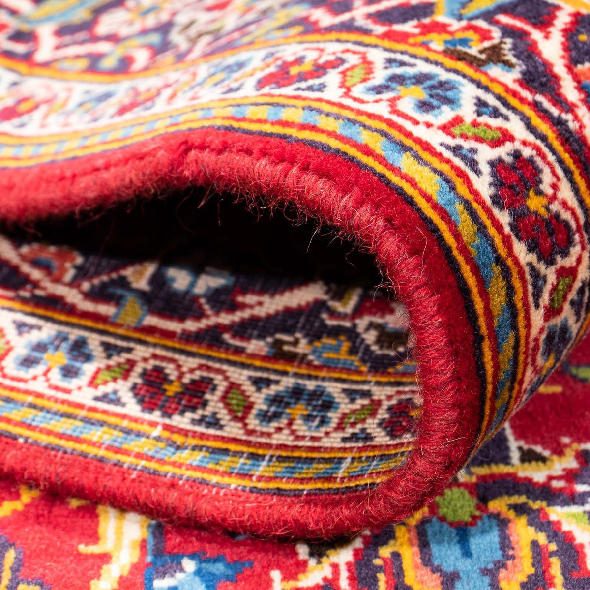 Dywan perski - Keshan - 226 x 137 cm - czerwony