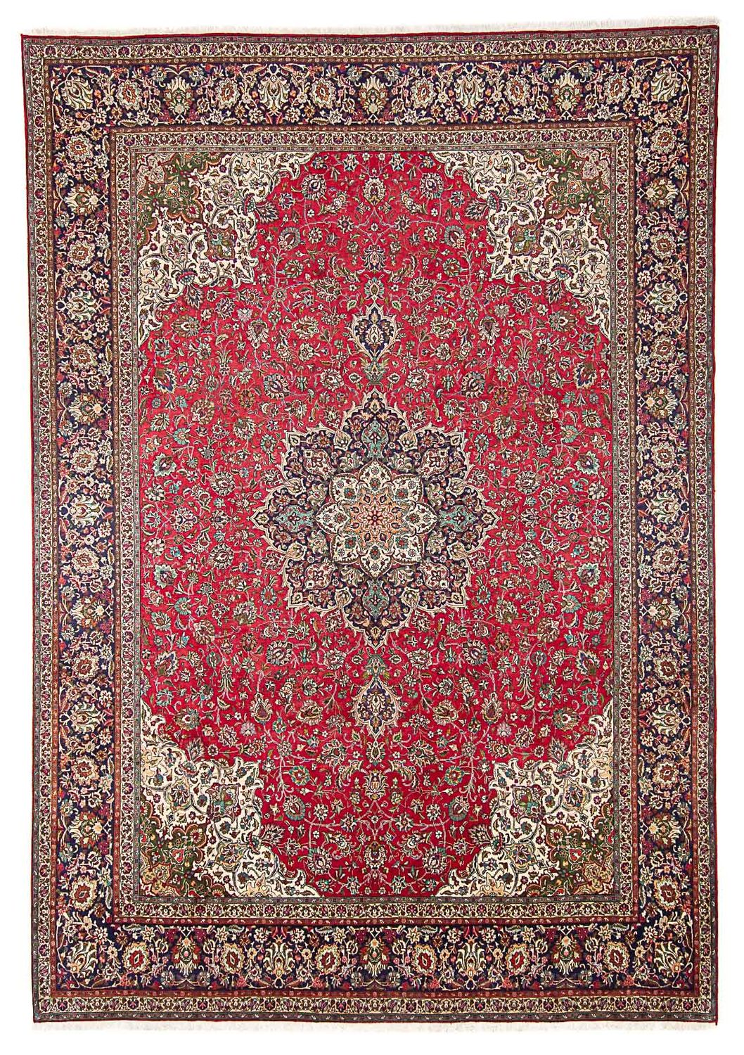 Dywan perski - Tabriz - Królewski - 405 x 300 cm - czerwony