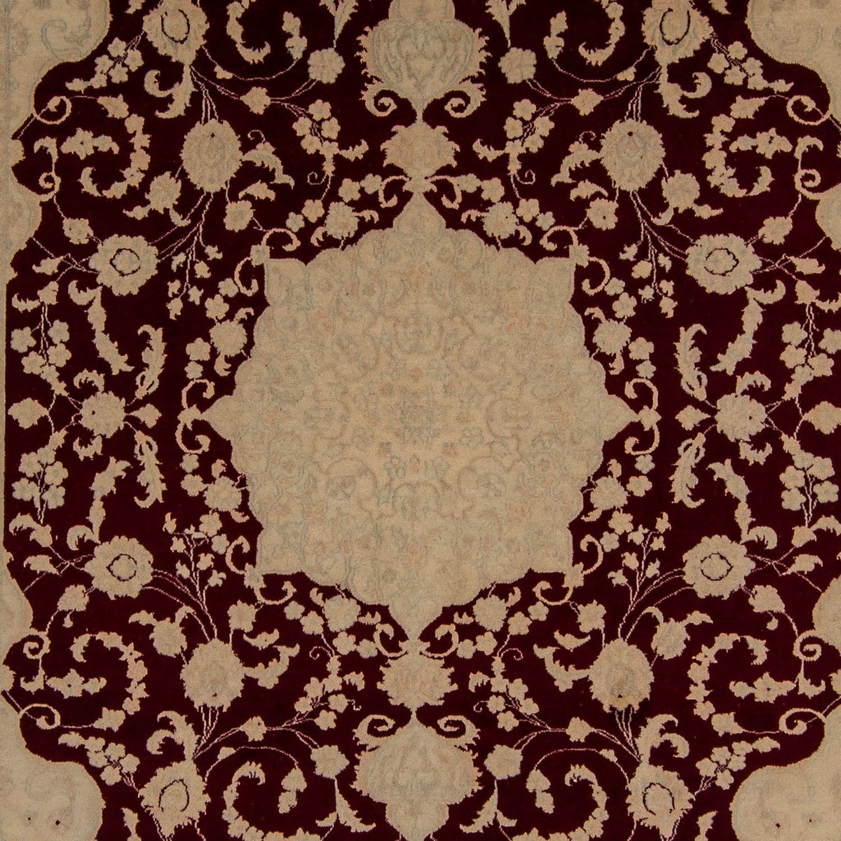 Dywan perski - Nain - 328 x 249 cm - ciemna czerwień