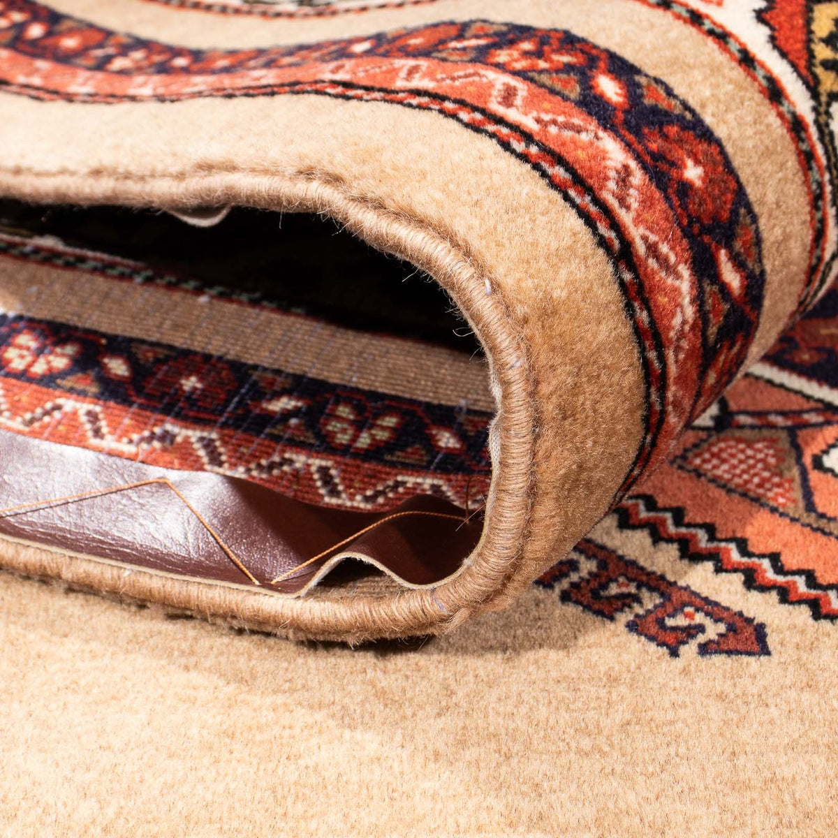 Perski dywan - Nomadyczny - 246 x 174 cm - jasnobrązowy