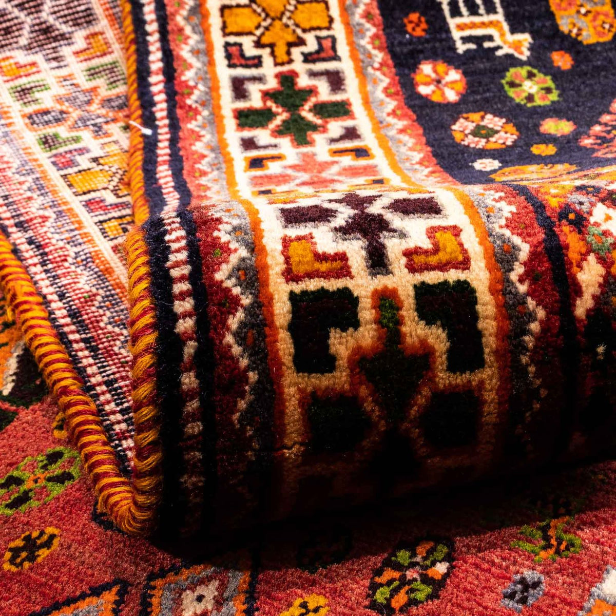 Perski dywan - Nomadyczny - 284 x 168 cm - ciemna czerwień