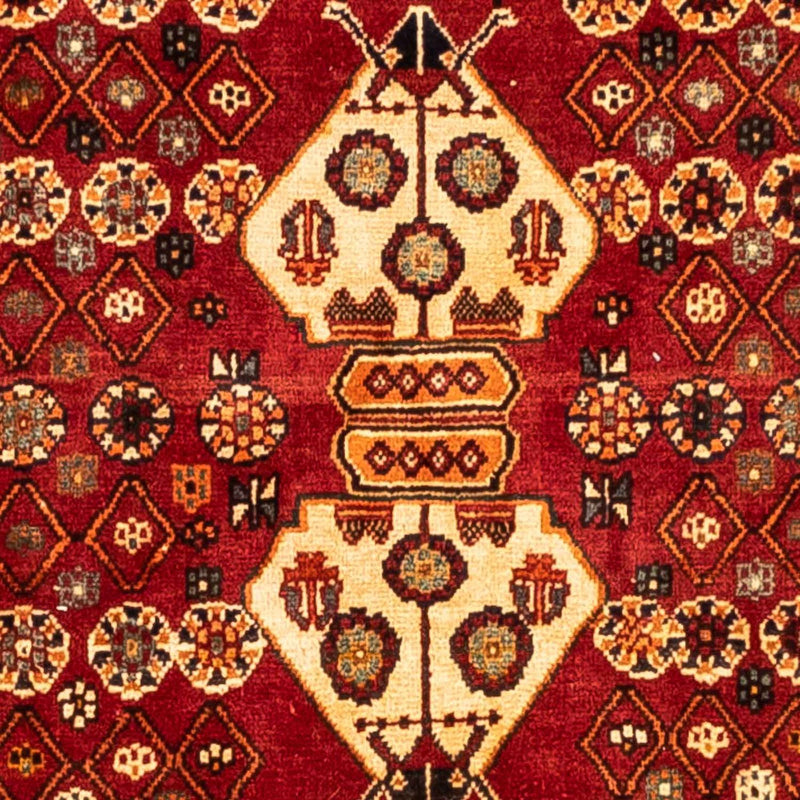 Perski dywan - Nomadyczny - 277 x 173 cm - ciemna czerwień