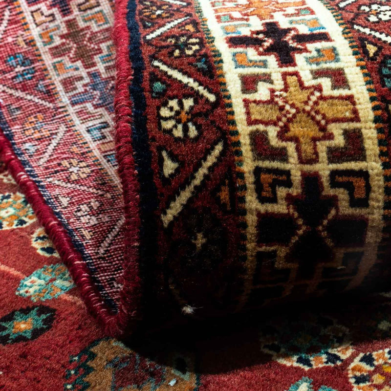 Perski dywan - Nomadyczny - 277 x 173 cm - ciemna czerwień