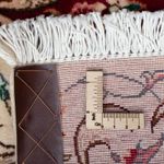 Dywan perski - Tabriz - Królewski - 90 x 60 cm - ciemna czerwień