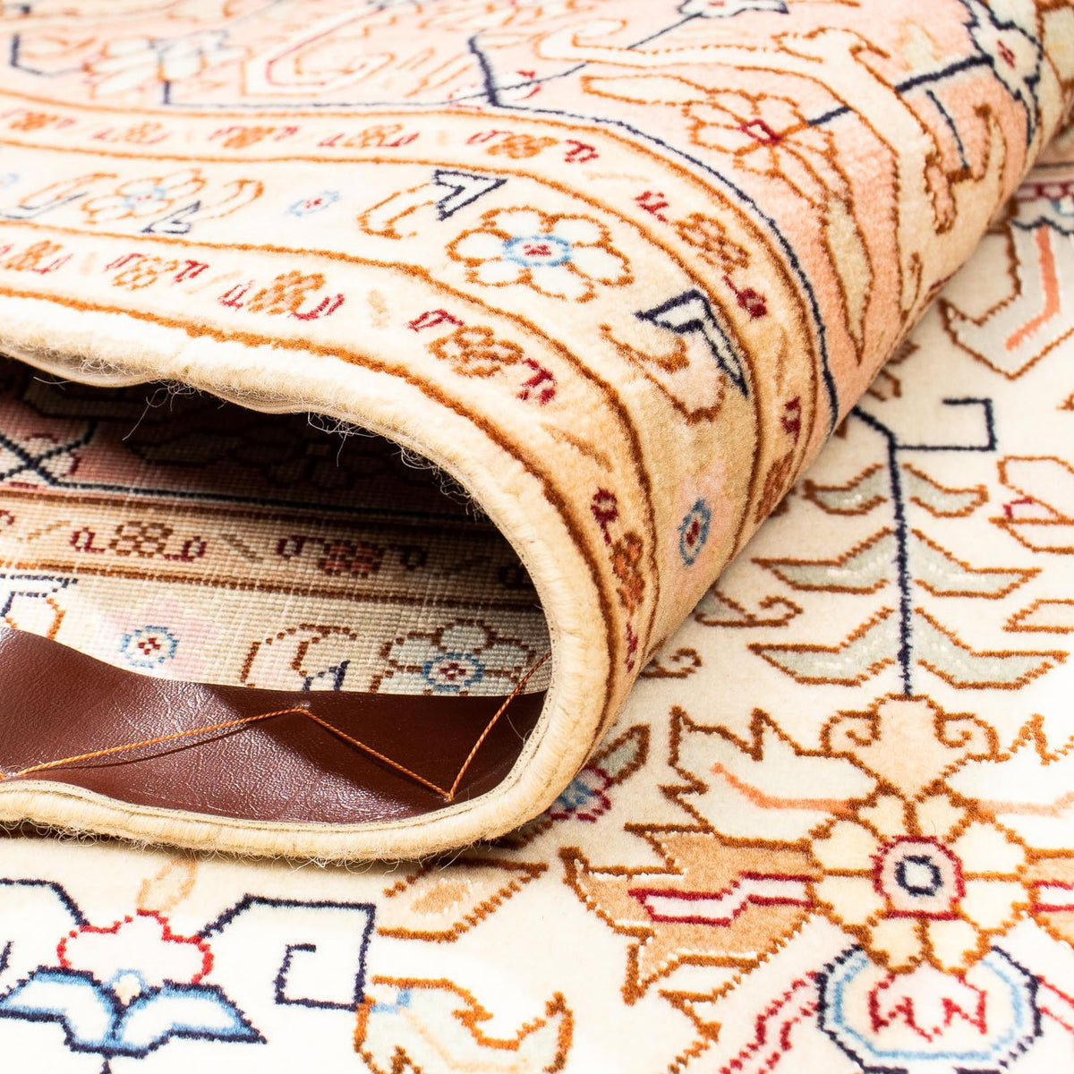 Dywan perski - Tabriz - Królewski - 308 x 202 cm - beżowy