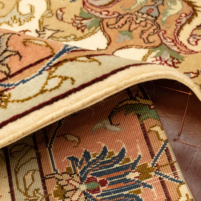 Dywan perski - Tabriz - Królewski - 148 x 103 cm - beżowy