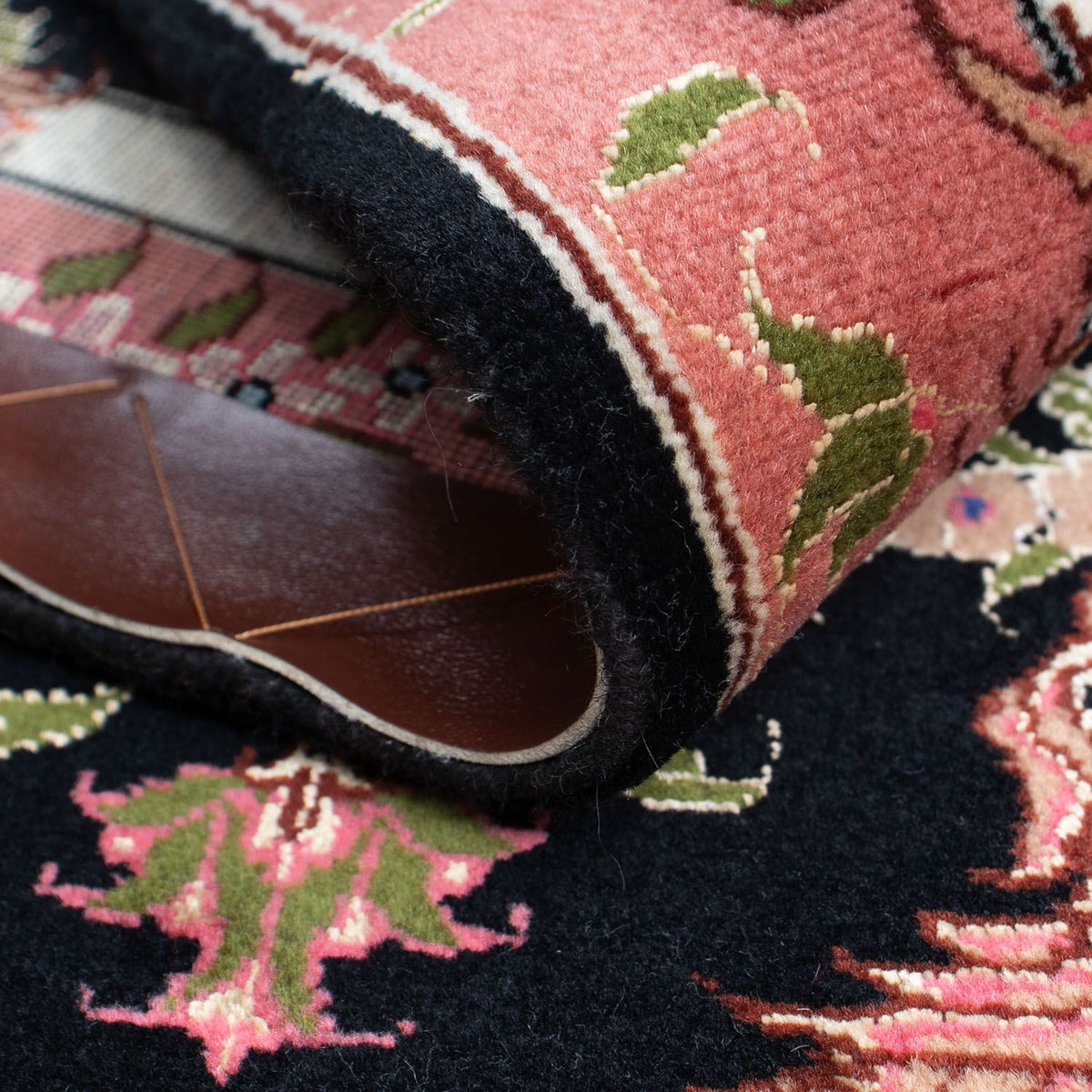 Dywan perski - Tabriz - Królewski - 90 x 60 cm - ciemnoniebieski