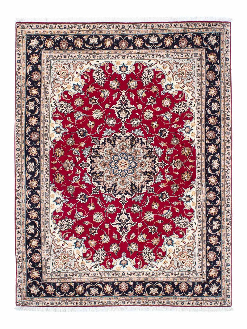 Dywan perski - Tabriz - Królewski - 202 x 152 cm - czerwony