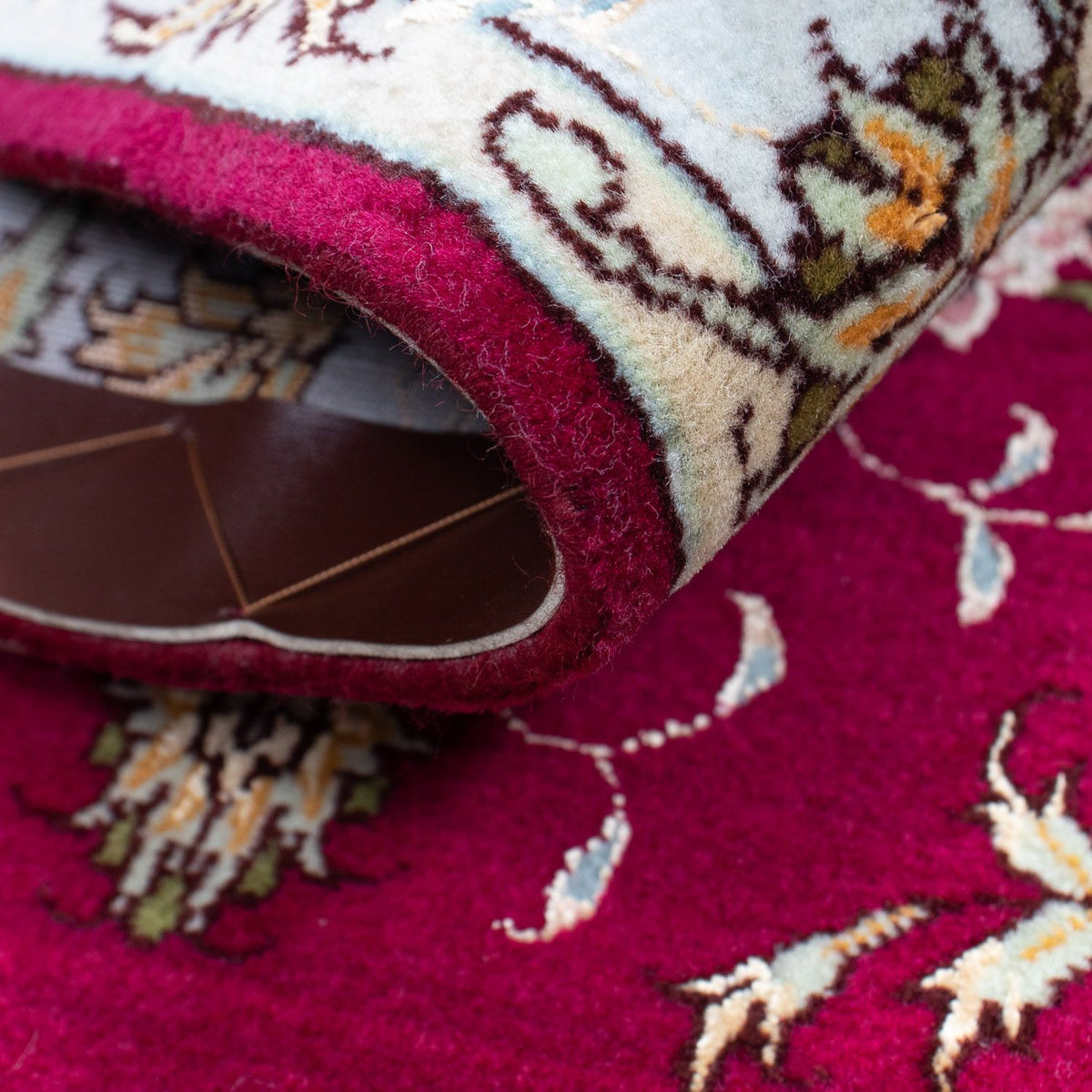 Dywan perski - Tabriz - Królewski - 90 x 60 cm - ciemna czerwień