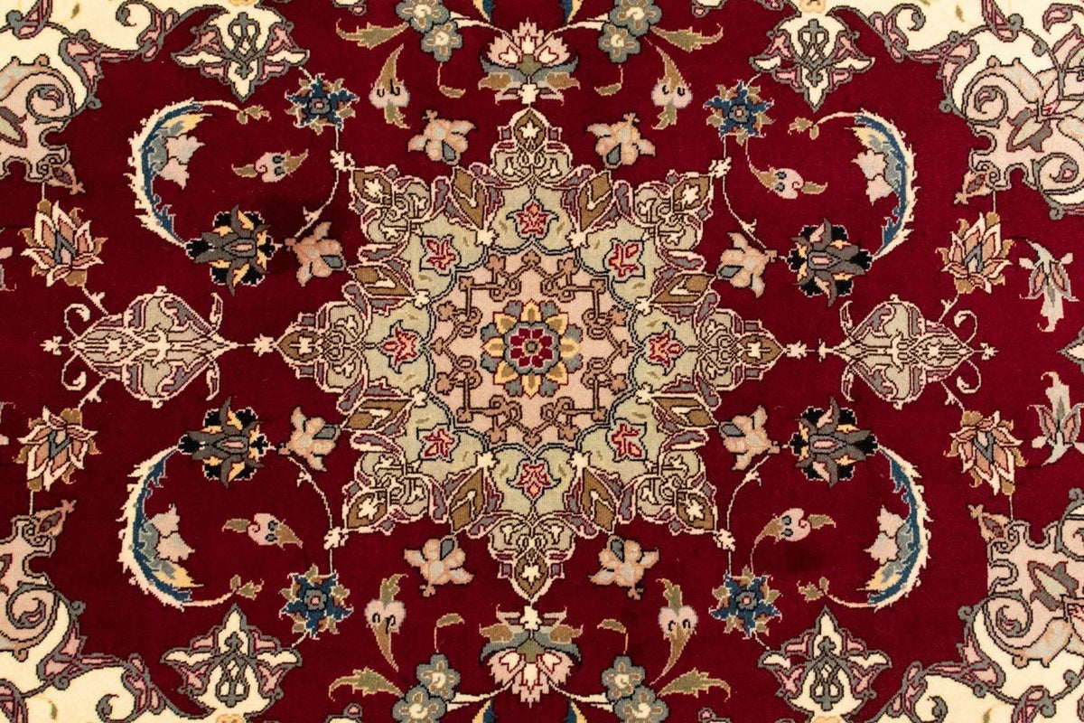 Dywan perski - Tabriz - Królewski - 150 x 99 cm - czerwony