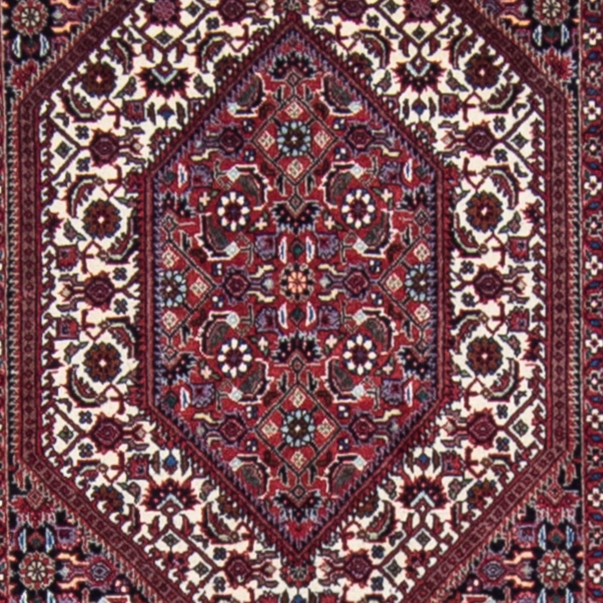 Biegacz Dywan perski - Bijar - 350 x 74 cm - wielokolorowy