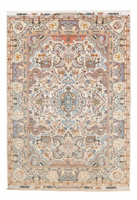 Dywan perski - Tabriz - Premium - 306 x 209 cm - beżowy