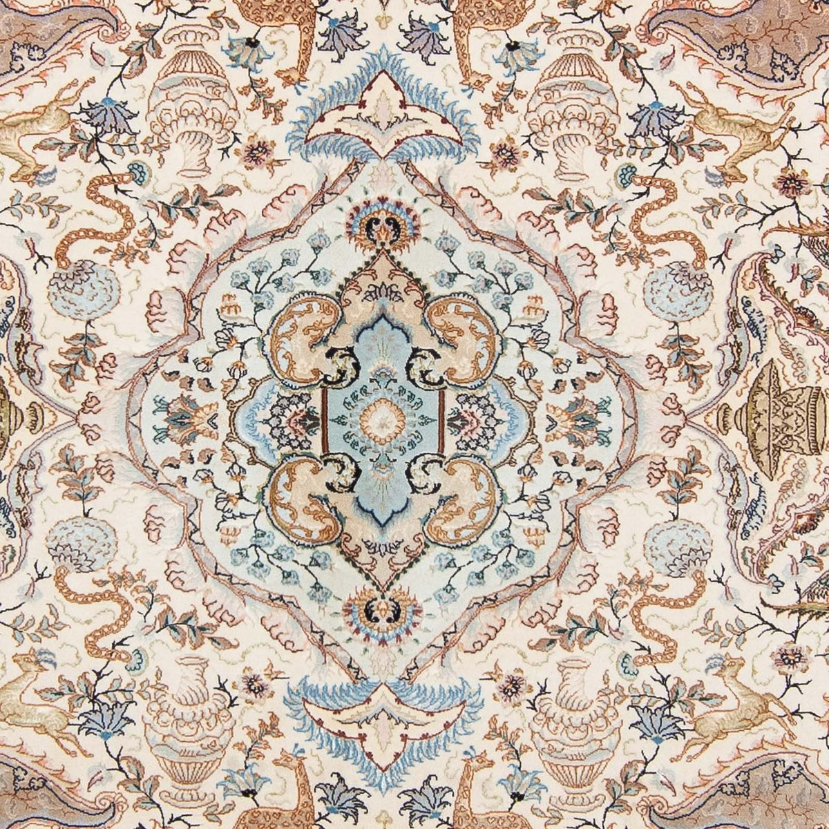 Dywan perski - Tabriz - Premium - 306 x 209 cm - beżowy