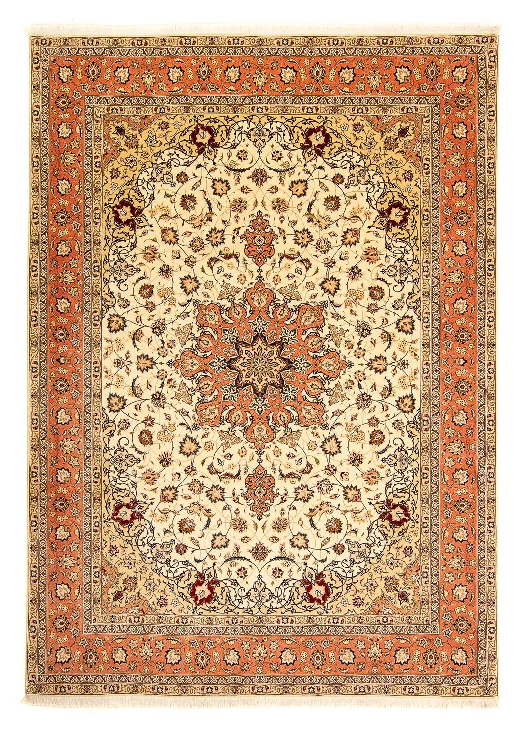 Dywan perski - Tabriz - 348 x 250 cm - beżowy