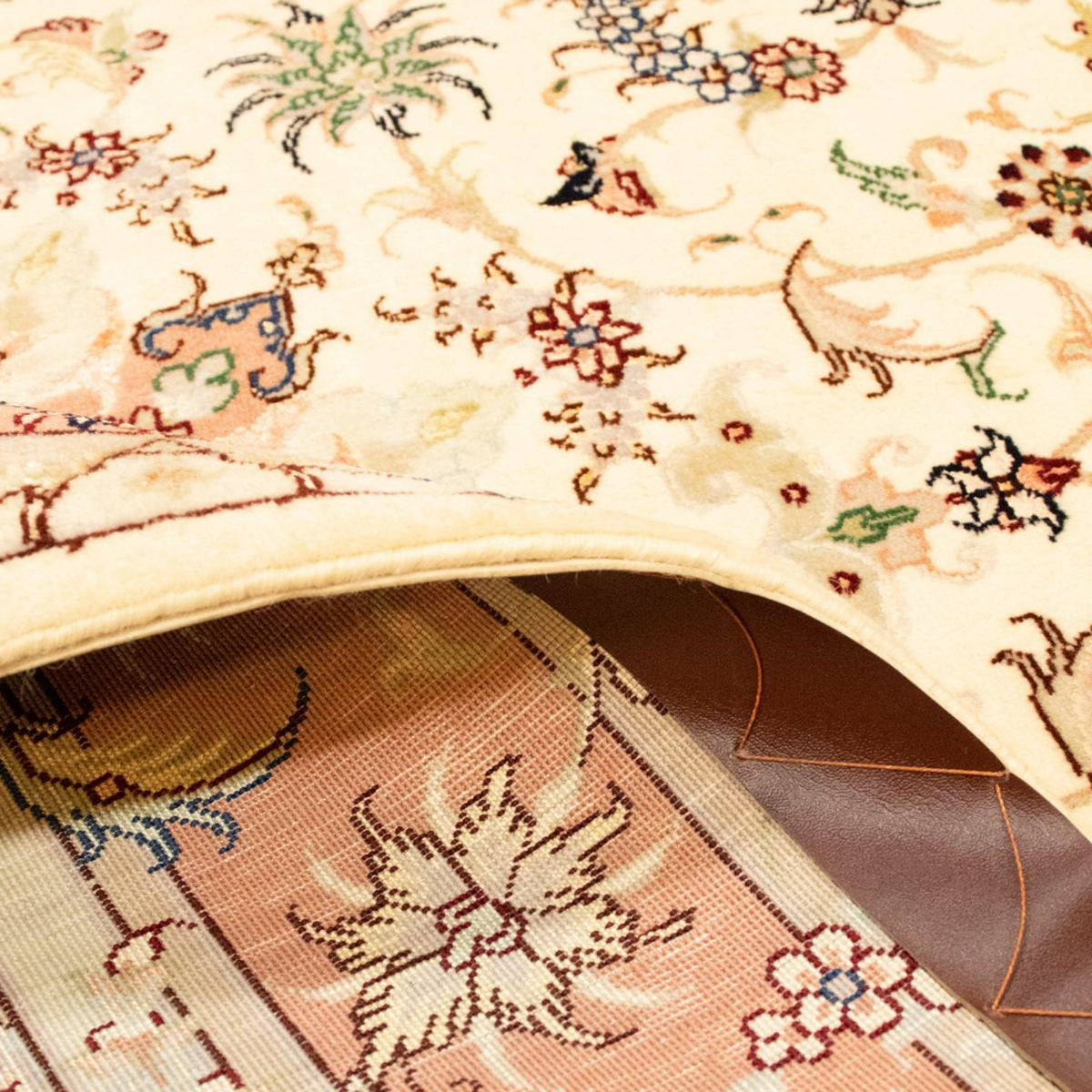 Dywan perski - Tabriz - Królewski - 150 x 103 cm - beżowy