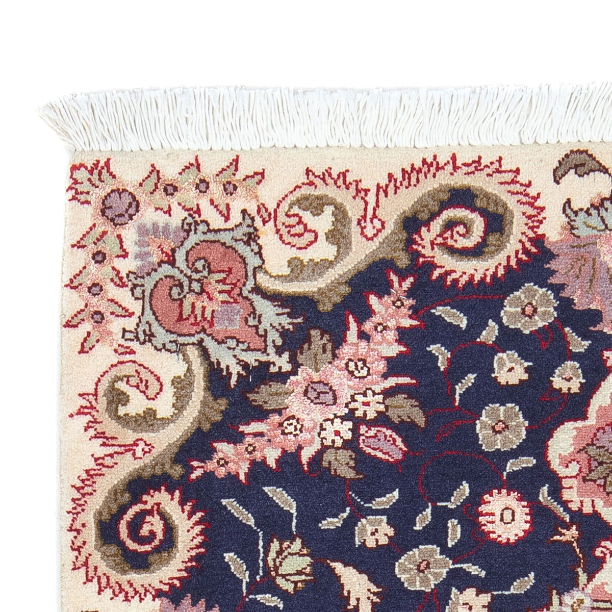 Dywan perski - Tabriz - Królewski - 90 x 60 cm - ciemnoniebieski