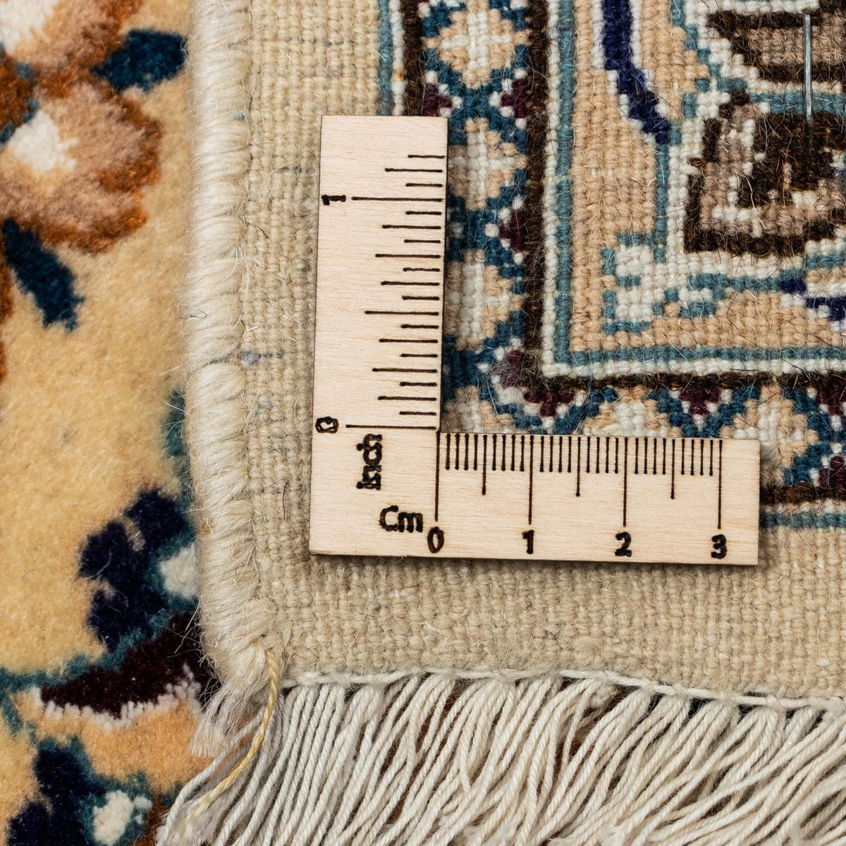 Dywan perski - Nain - Królewski - 342 x 240 cm - beżowy