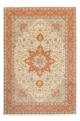 Dywan perski - Tabriz - Królewski - 300 x 204 cm - beżowy