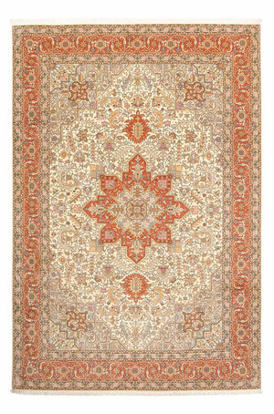 Dywan perski - Tabriz - Królewski - 300 x 204 cm - beżowy