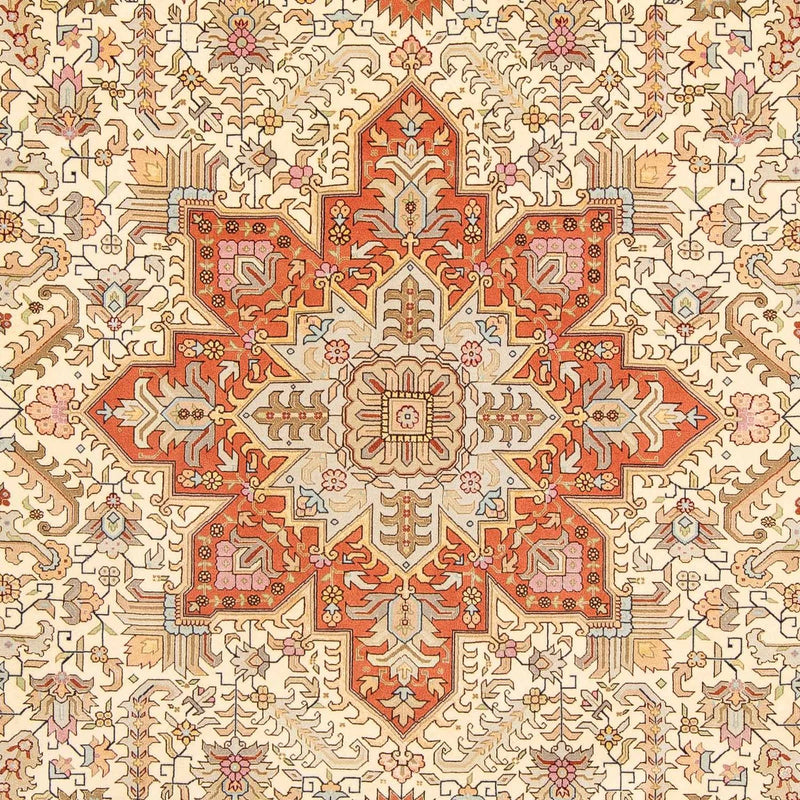 Dywan perski - Tabriz - Królewski - 300 x 204 cm - beżowy