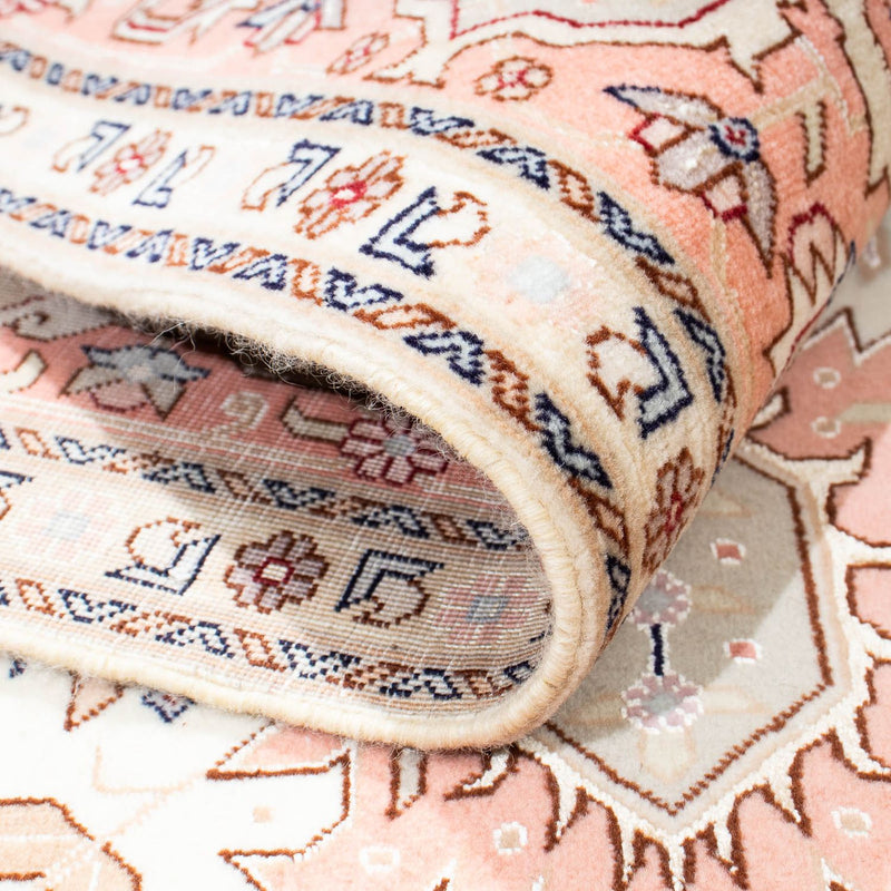 Dywan perski - Tabriz - Królewski - 216 x 153 cm - beżowy