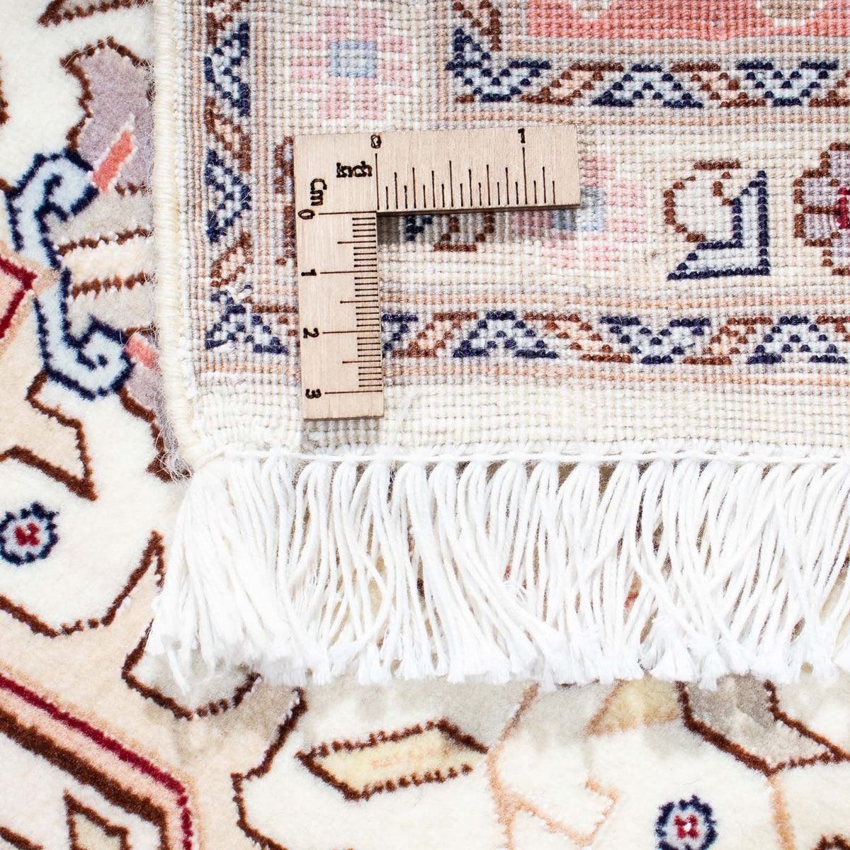 Dywan perski - Tabriz - Królewski - 216 x 153 cm - beżowy