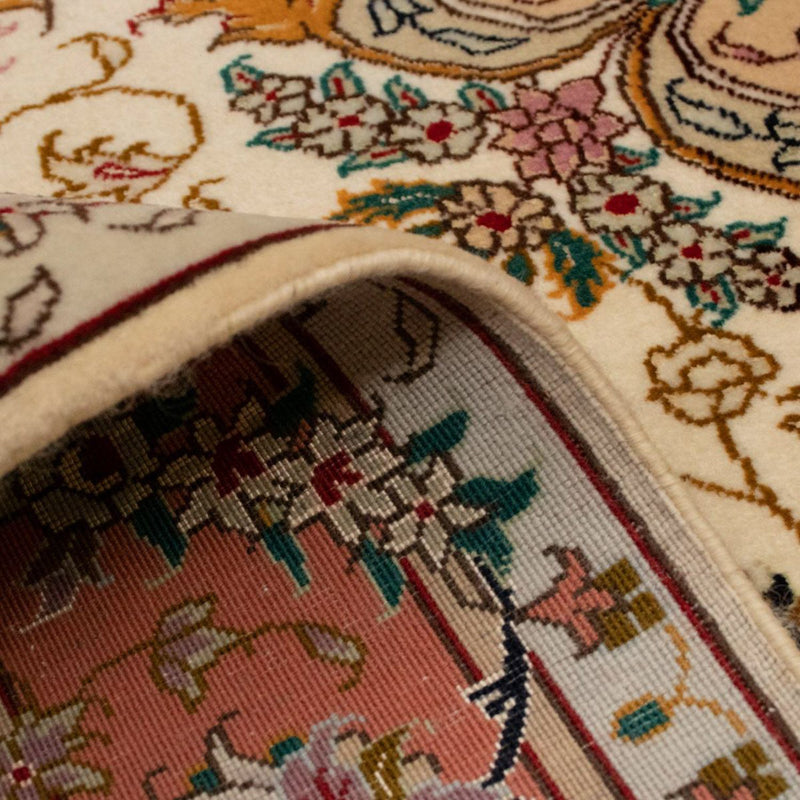 Dywan perski - Tabriz - Królewski - 153 x 102 cm - beżowy