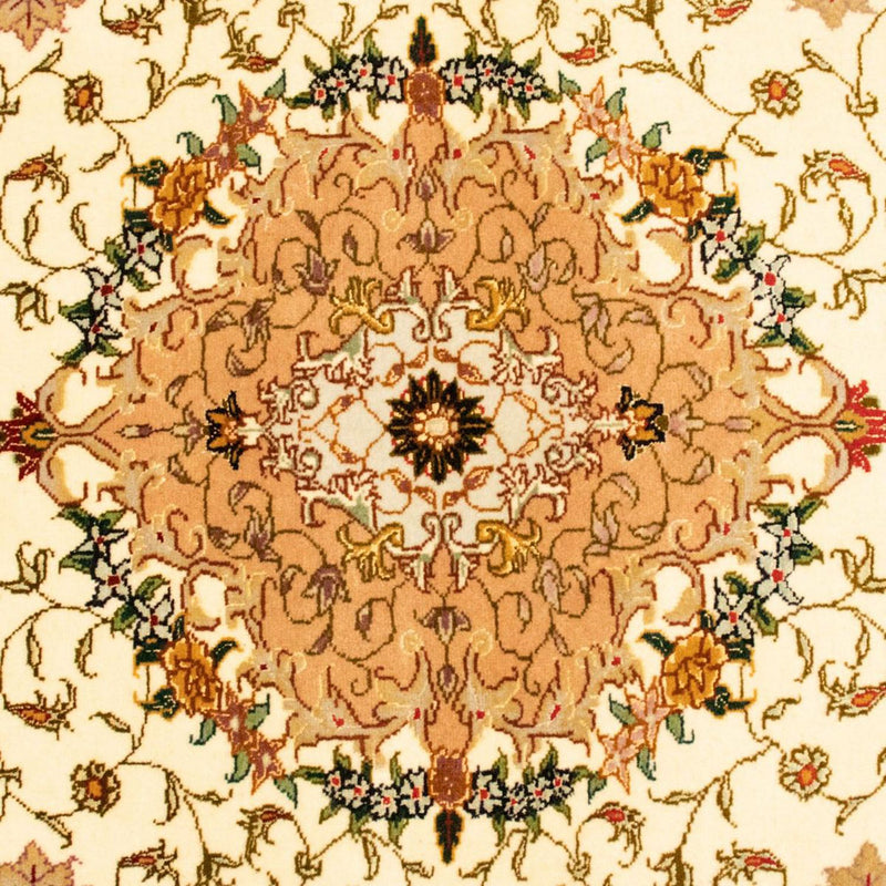 Dywan perski - Tabriz - Królewski - 150 x 103 cm - beżowy