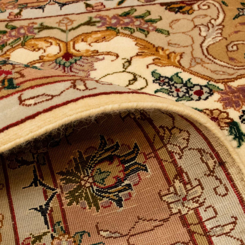 Dywan perski - Tabriz - Królewski - 150 x 103 cm - beżowy