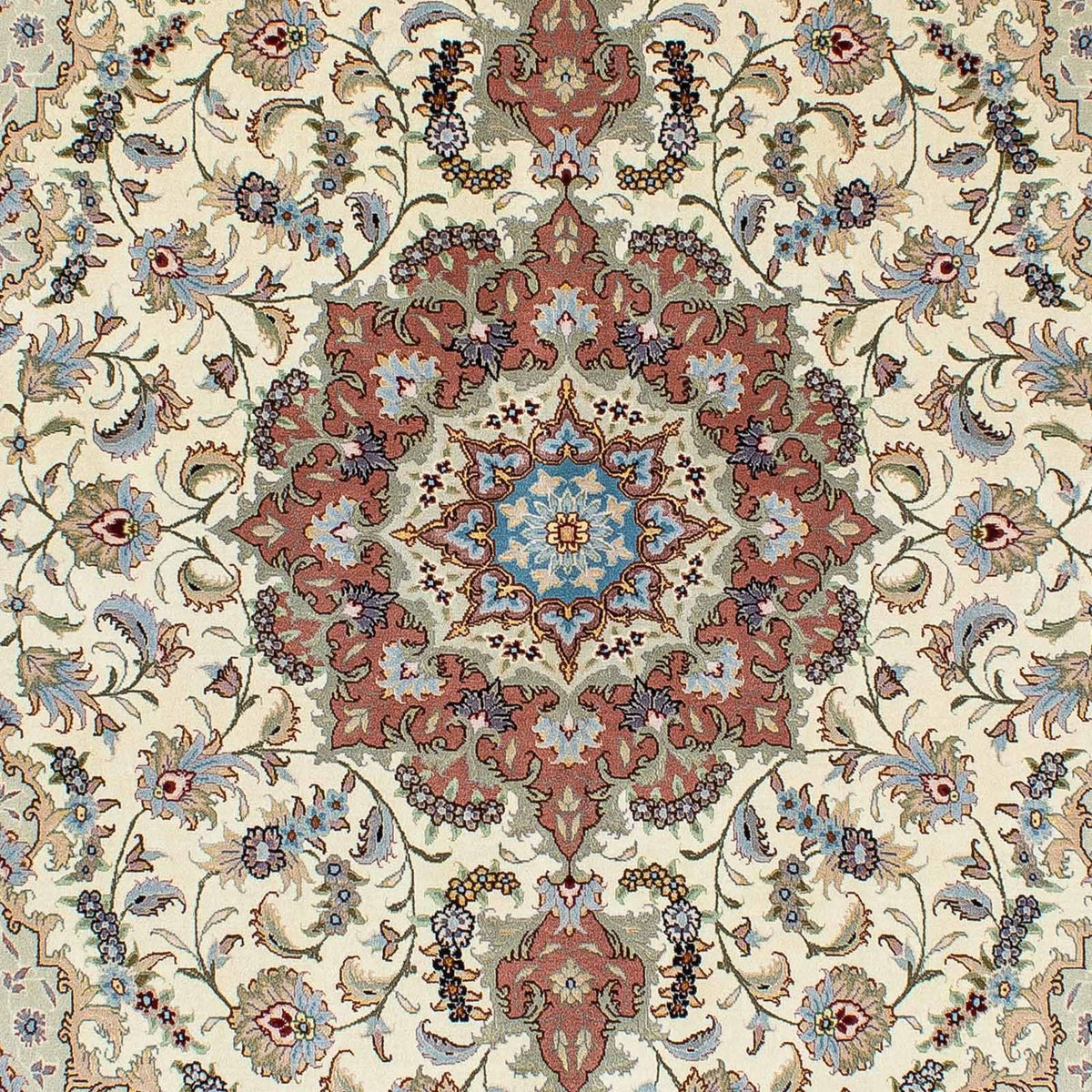 Dywan perski - Tabriz - 205 x 150 cm - beżowy